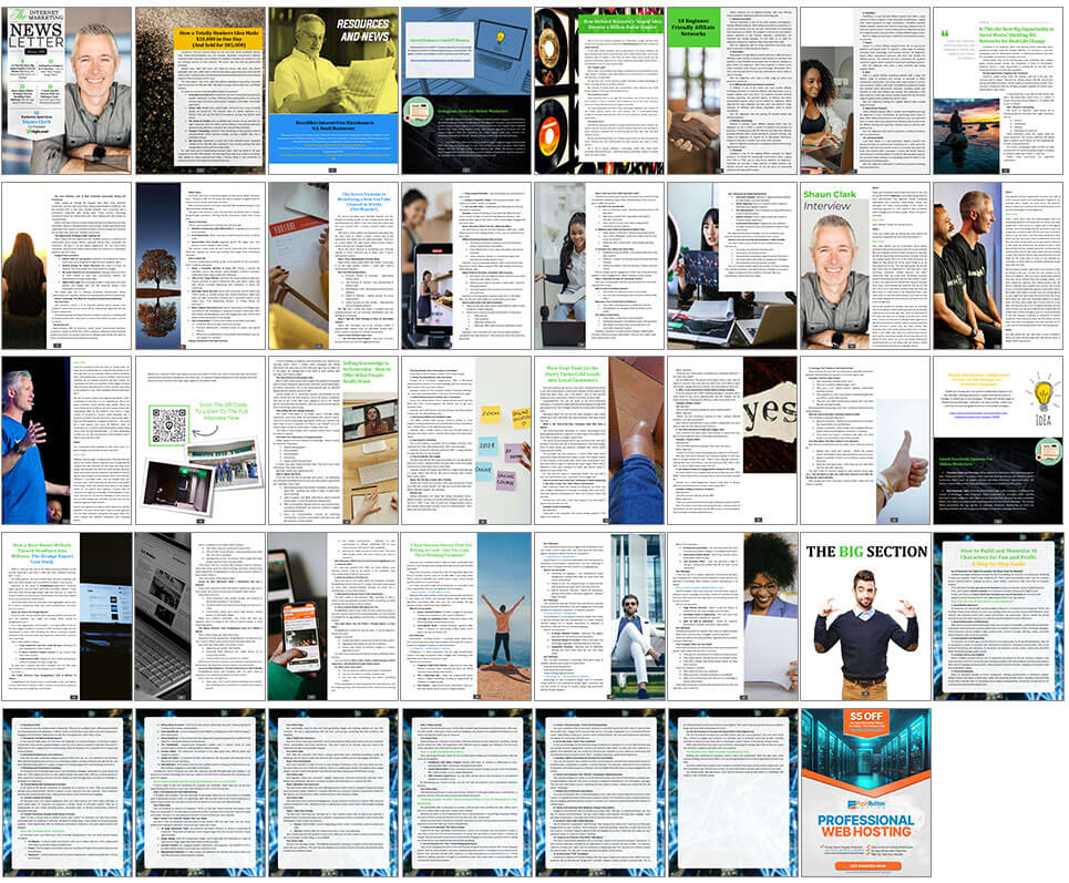 magazine inside pages